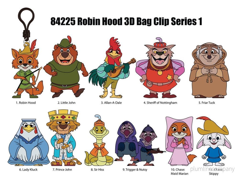 Robin Hood 3D PVC Bag Clips Series 79 blind bag-display (24) - Bild 2