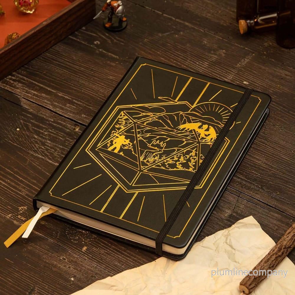 Dungeons & Dragons RPG Journal 5e Svart Dungeons & Dragons RPG Journal 5e Svart
