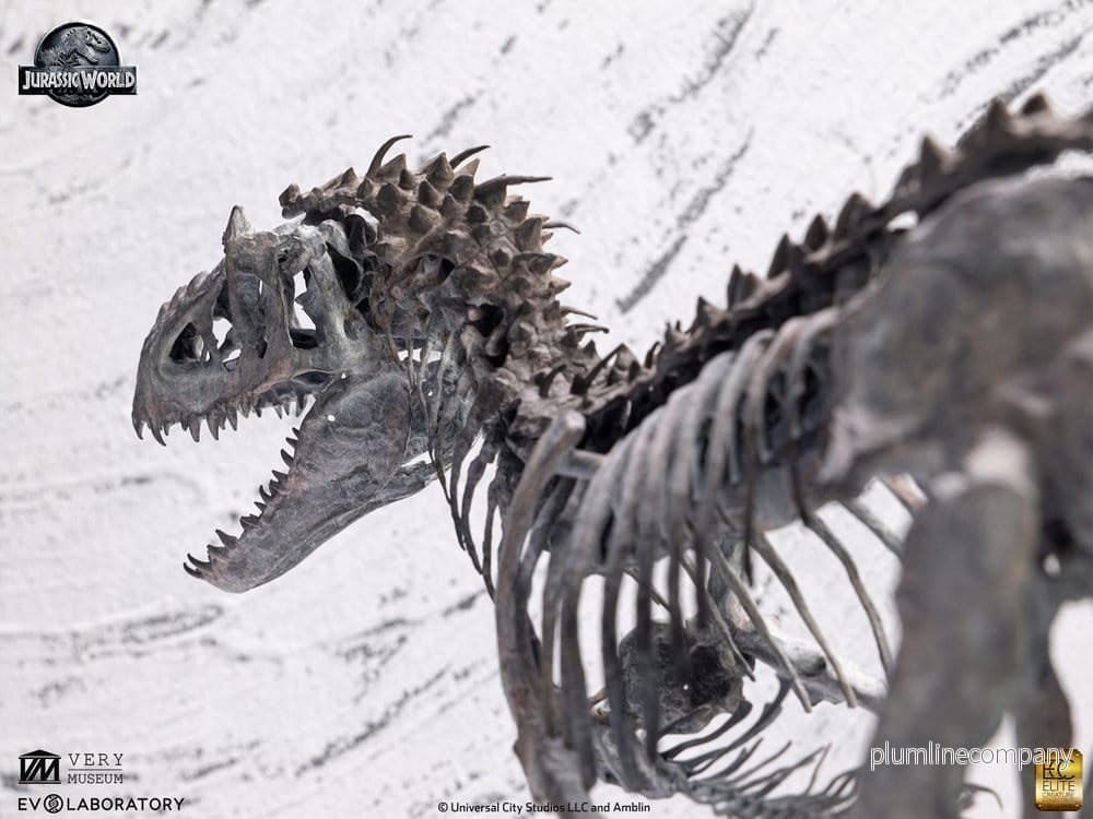 Jurassic World staty 1/24 Indominus Rex Skeleton Bronze 24 cm - Bild 3