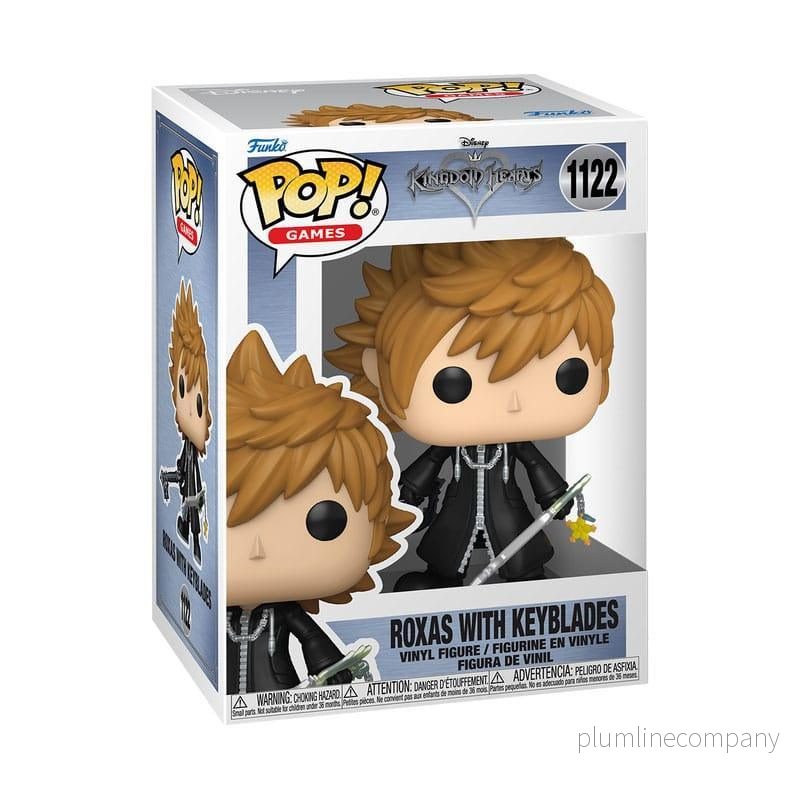 Kingdom Hearts POP! Games Figur Roxas w/Keyblades 9 cm - Bild 3
