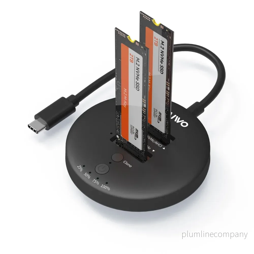Maiwo K3026P USB3.2 NVMe M.2 SSD klon dockningsstation - Bild 2