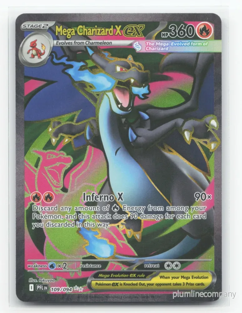 Mega Charizard X ex 109/094 - Phantasmal Flames
