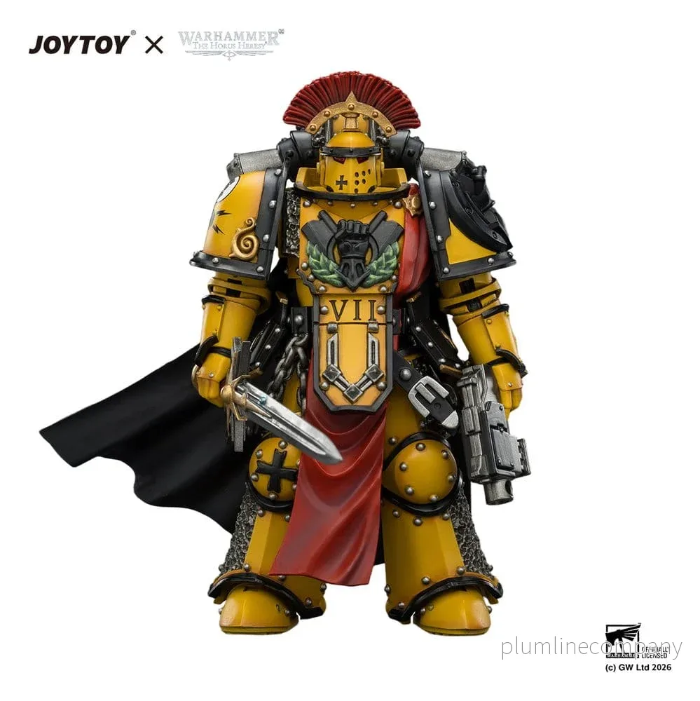 Warhammer Actionfigur Imperial Fists Legion Praetor i Mk III Rustning 13 cm Warhammer Actionfigur Imperial Fists Legion Praetor i Mk III Rustning 13 cm