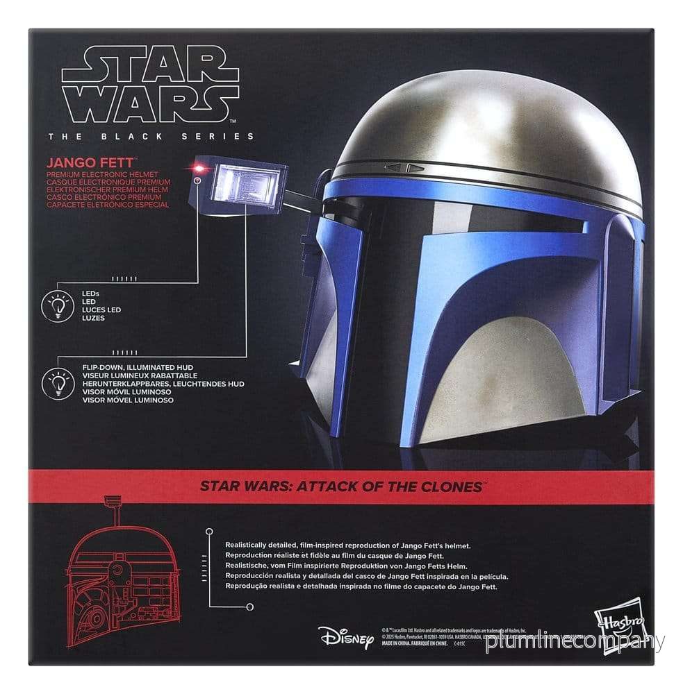Star Wars Episode II Black Series Elektronisk hjälm Jango Fett - Bild 3