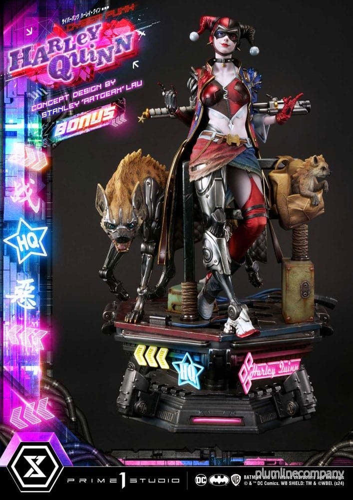 Batman Ultimate Premium Masterline Series staty Cyberpunk Harley Quinn Deluxe Bonus Version 60 cm Batman Ultimate Premium Masterline Series staty Cyberpunk Harley Quinn Deluxe Bonus Version 60 cm
