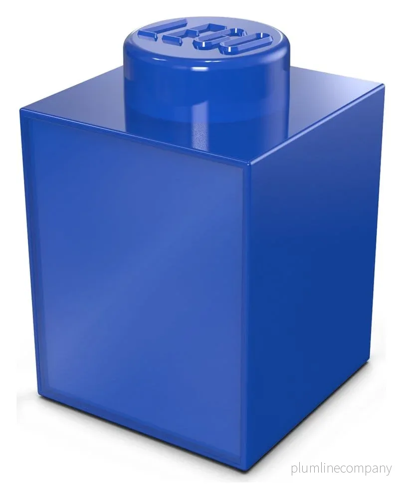 Lego Väckarklocka Tid från IQHK Brick Blå Lego Väckarklocka Tid från IQHK Brick Blå