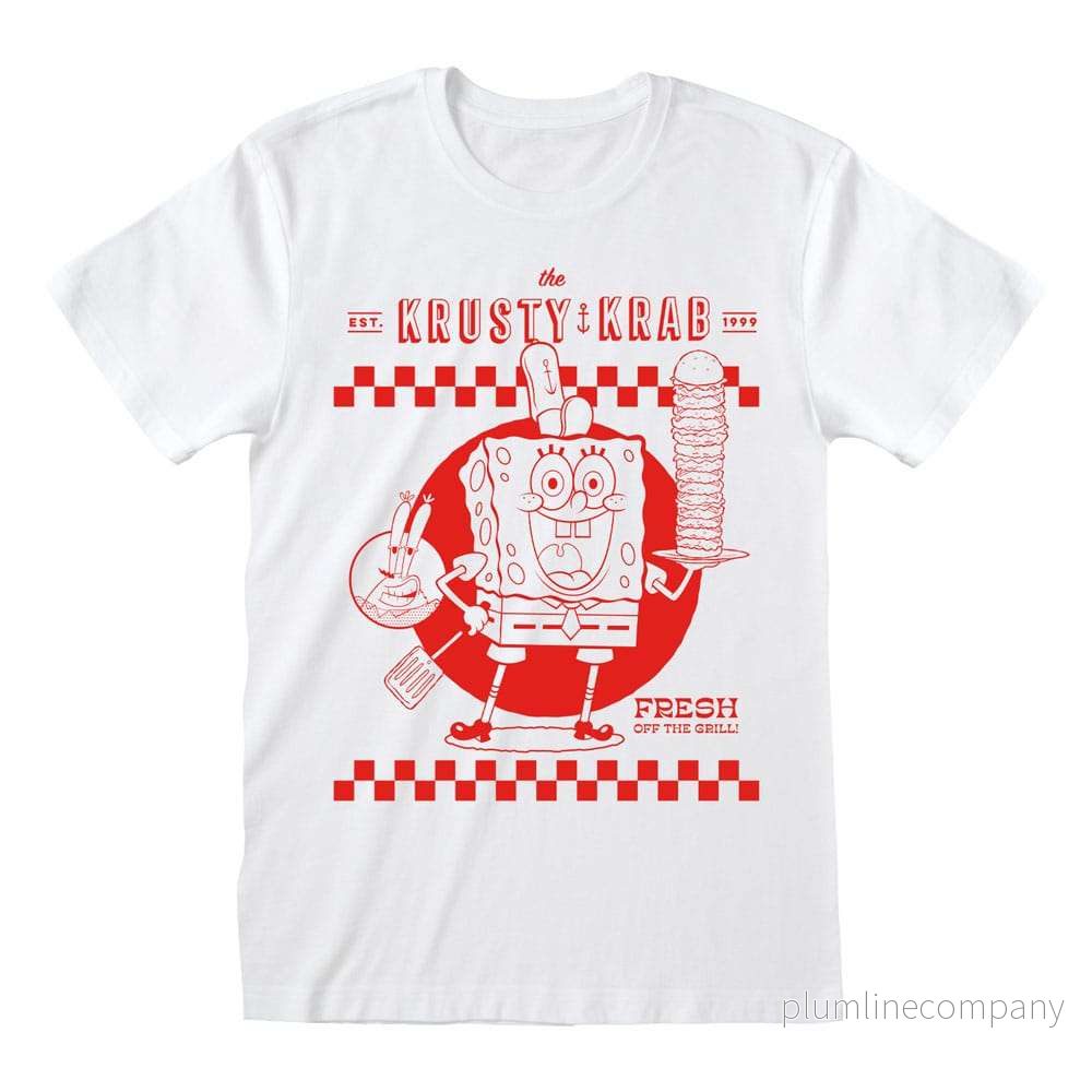 SpongeBob Squarepants T-Shirt Krusty Krab White