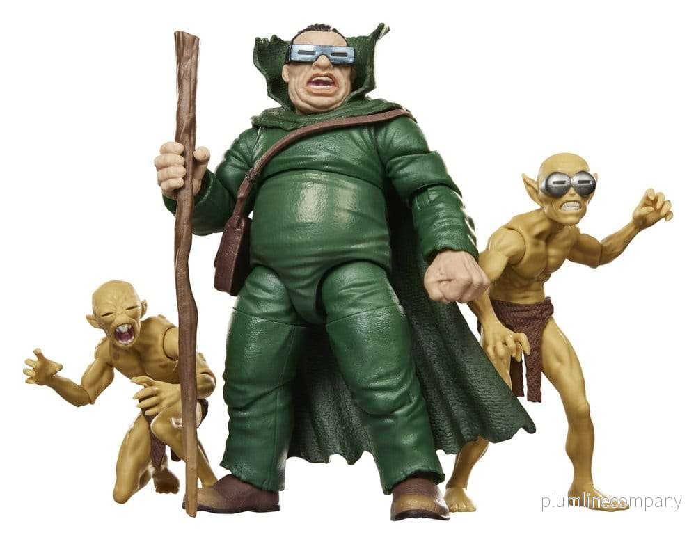 Fantastic Four Marvel Legends actionfigur 3-pack Marvel’s Mole Man & Moloids 15 cm Fantastic Four Marvel Legends actionfigur 3-pack Marvel’s Mole Man & Moloids 15 cm