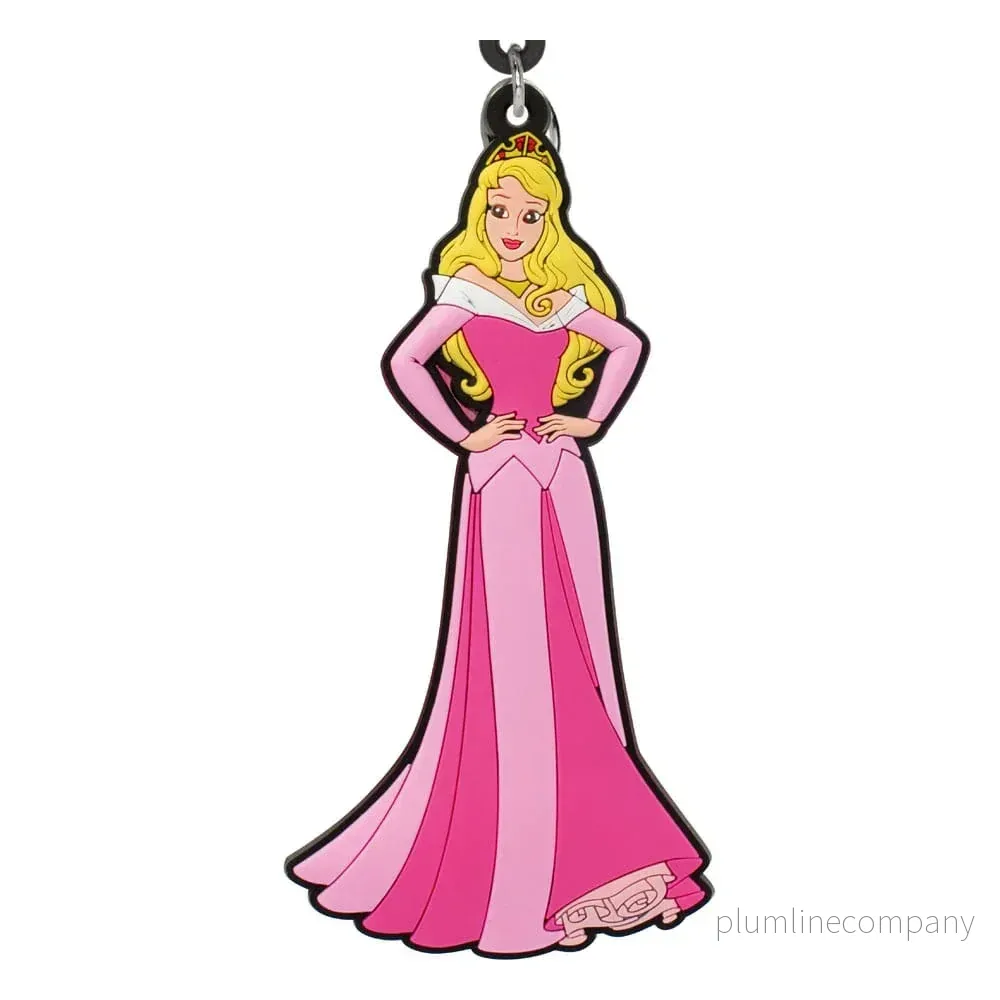 Disney Princess Soft Touch PVC Bag Clip Aurora - Bild 2