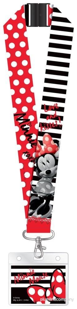 Mickey Mouse Deluxe Nyckelband med Korthållare Minnie