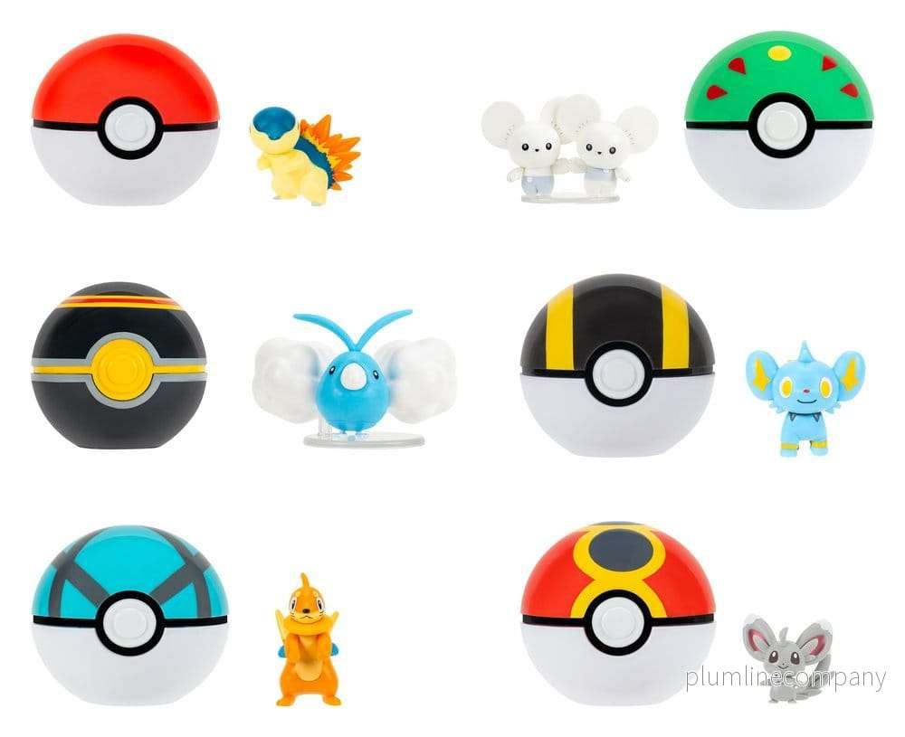 Pokémon Clip ’n’ Go minifigurer och Poké Balls ver. 23 assortering (6) Pokémon Clip ’n’ Go minifigurer och Poké Balls ver. 23 assortering (6)