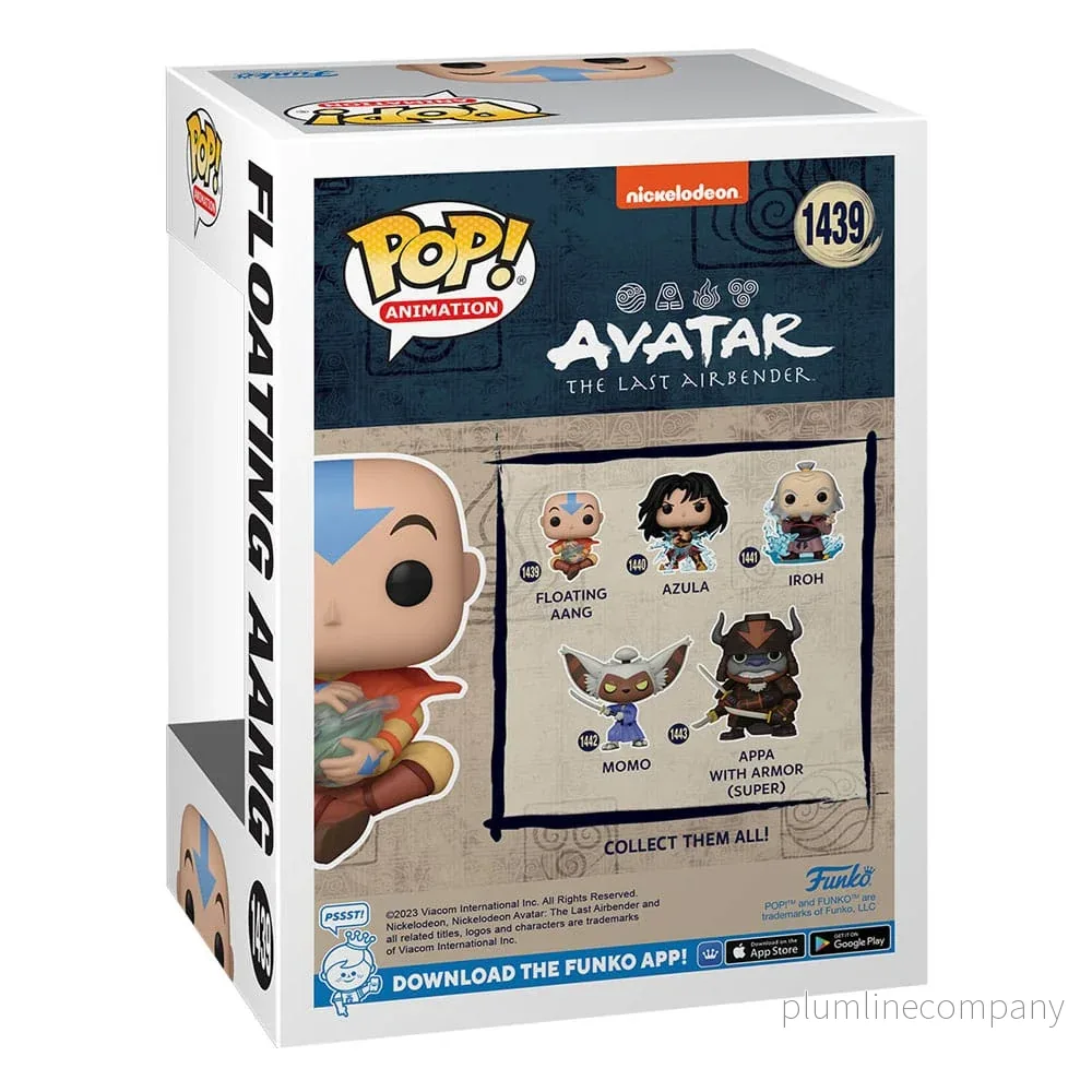 Avatar Den Siste Luftbändaren POP! Animationsfigur Aang Svävande 9 cm - Bild 3