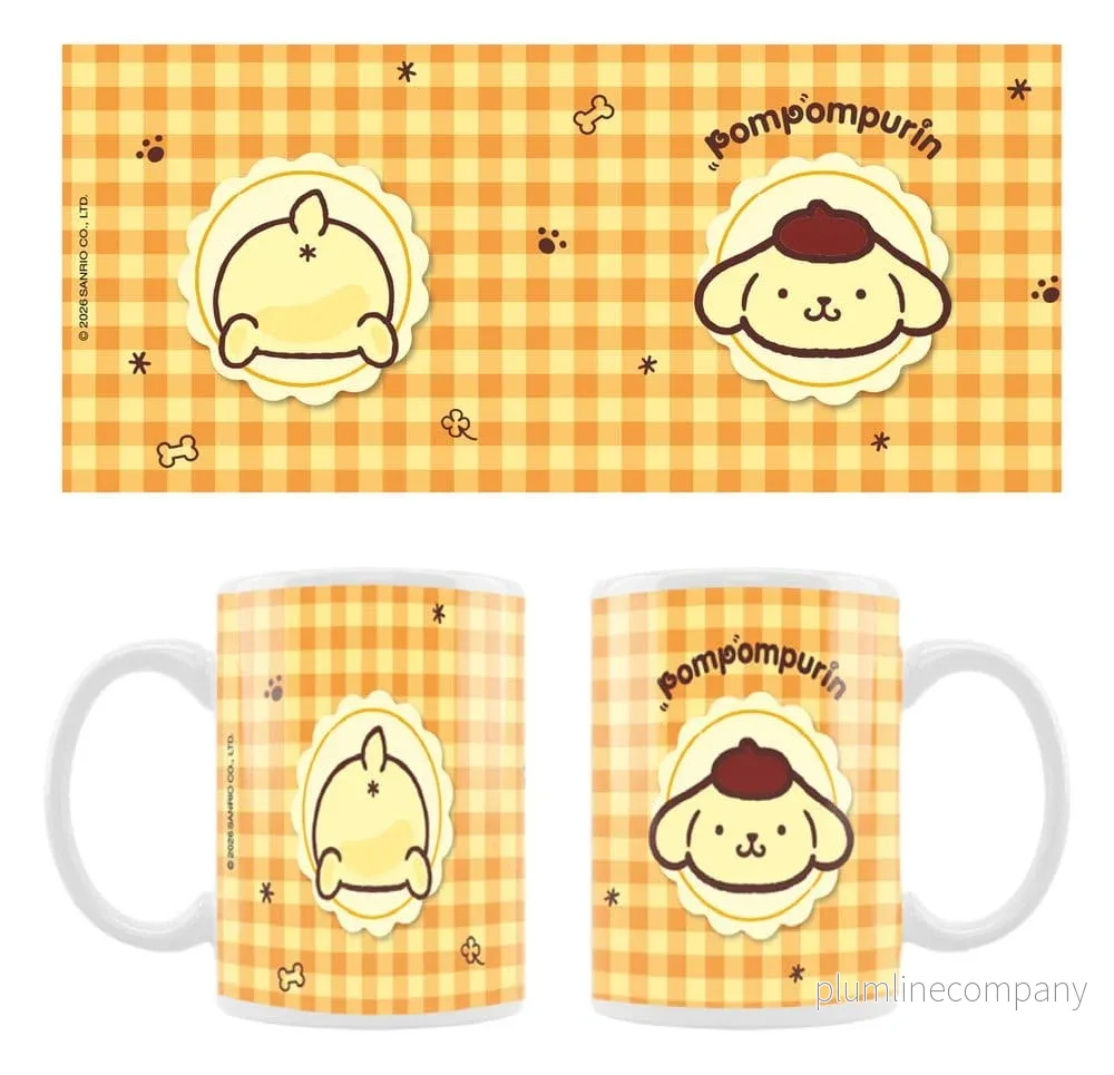 Sanrio Mugg Pompompurin Squishy Gullig Purin 01 Sanrio Mugg Pompompurin Squishy Gullig Purin 01