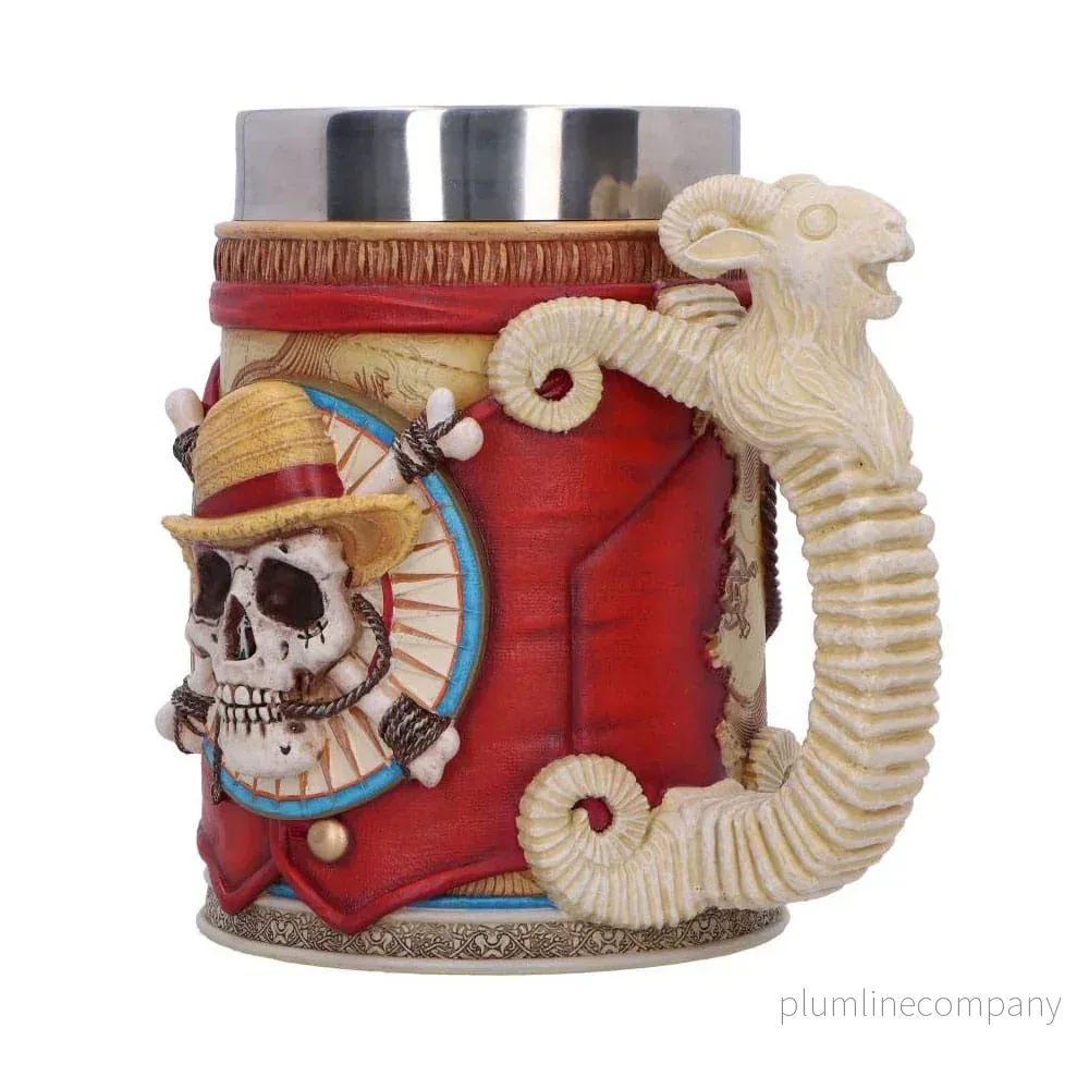One Piece Tankard Luffy 17 cm – Officiell och Handmålad - Bild 3