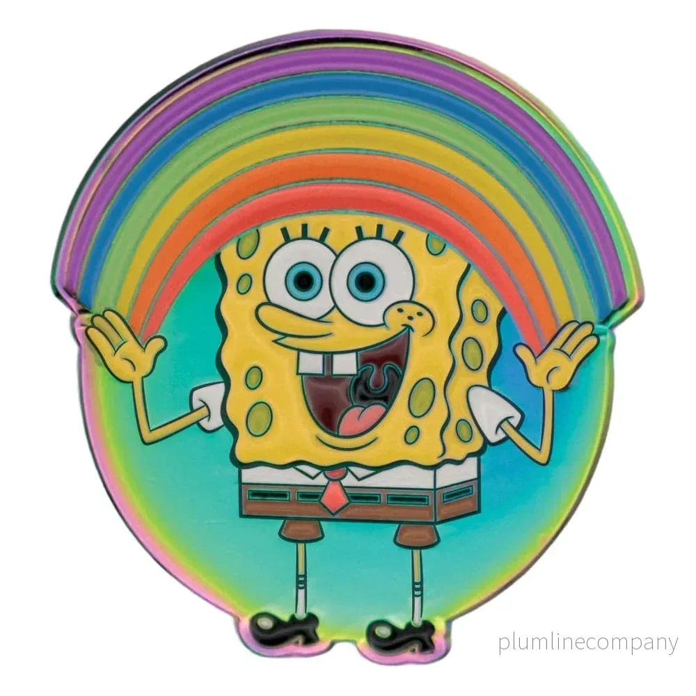 Svampbob Pin Badge Rainbow Limited Edition