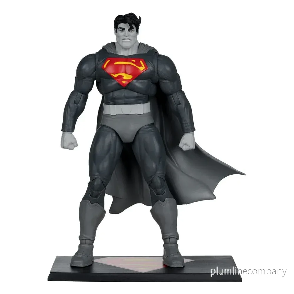 DC Multiverse Actionfigur Superman (The Dark Knight Returns) (Black & White Accent Edition) (Gold Label) 18 cm