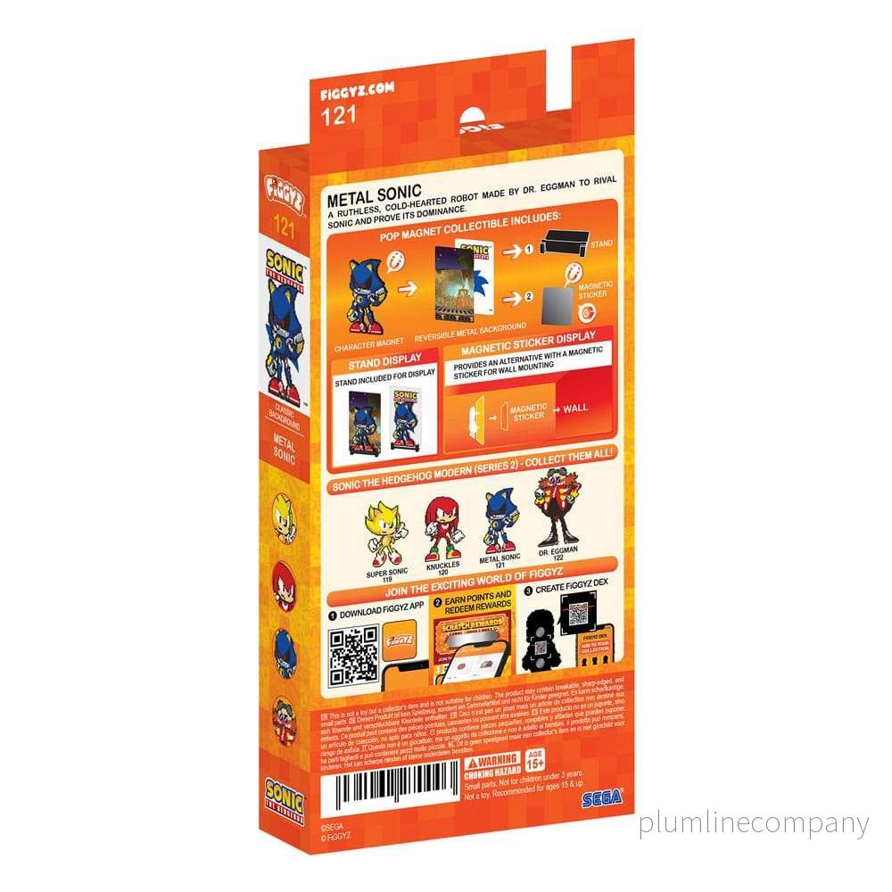 Sonic the Hedgehog (Modern) FiGGYZ magnetisk samlarfigur Metal Sonic 11 cm - Bild 3