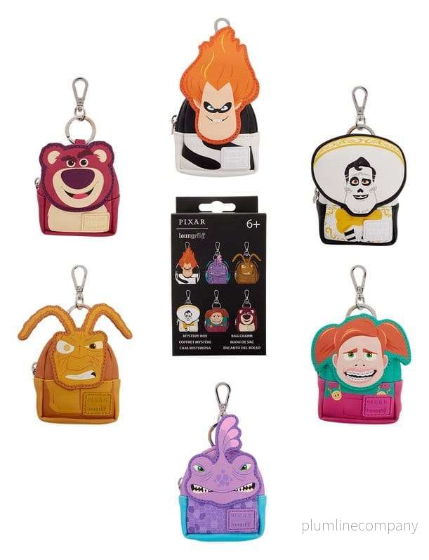 Disney Pixar Rivals by Loungefly Bag Charm Mystery Box Display (15) Disney Pixar Rivals by Loungefly Bag Charm Mystery Box Display (15)