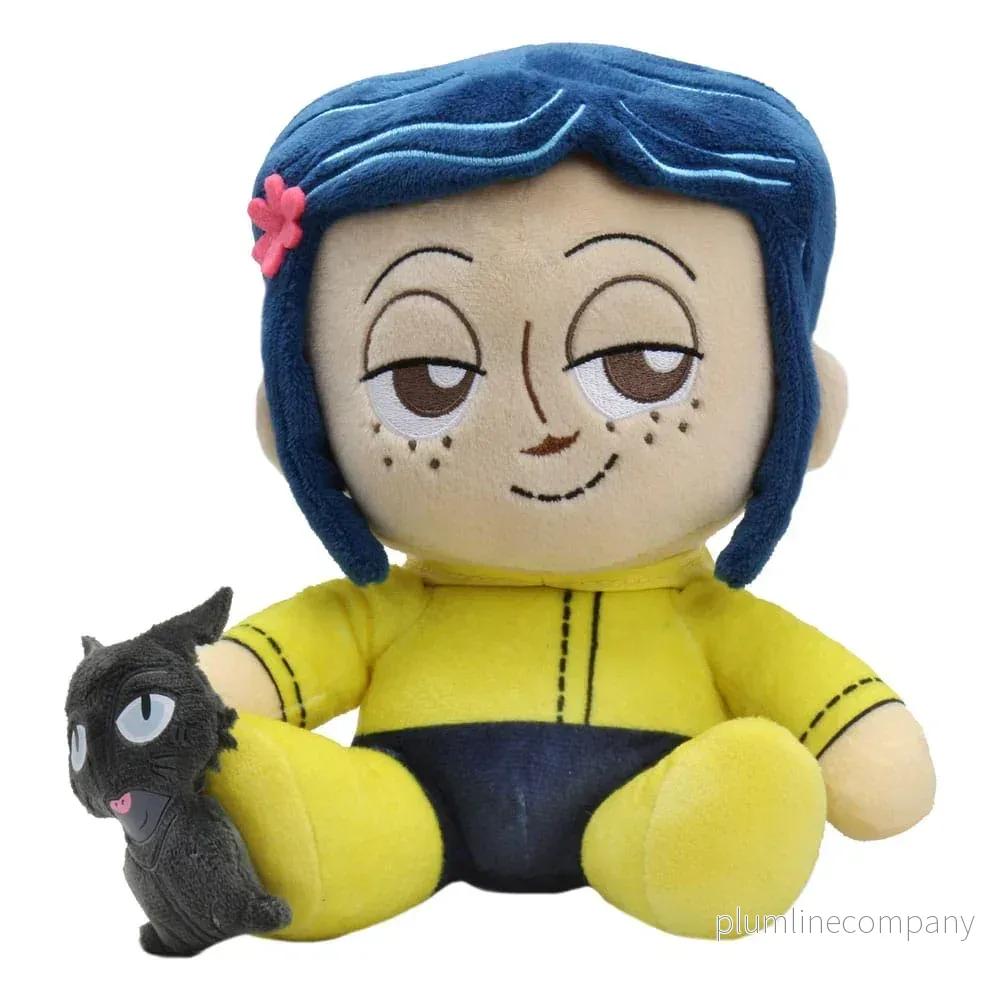 Coraline Phunny gosedjur Coraline and the Cat 20 cm Coraline Phunny gosedjur Coraline and the Cat 20 cm