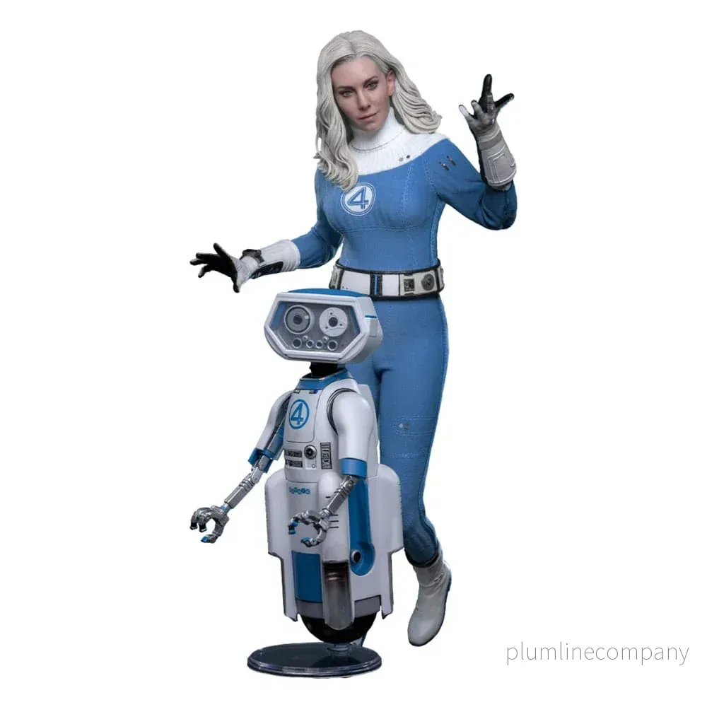 The Fantastic Four: First Steps Movie Masterpiece Action Figur 2-Pack 1/6 Invisible Woman & H.E.R.B.I.E. 28 cm The Fantastic Four: First Steps Movie Masterpiece Action Figur 2-Pack 1/6 Invisible Woman & H.E.R.B.I.E. 28 cm