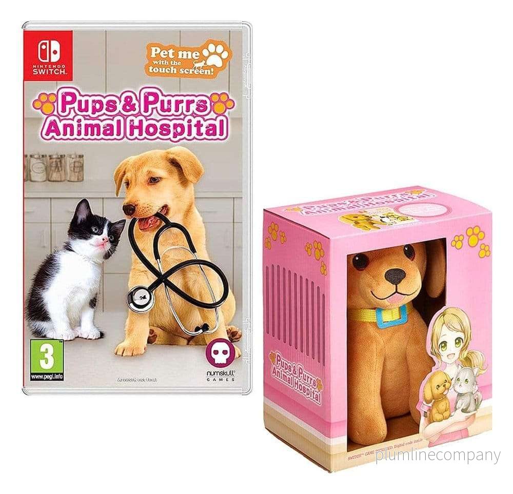 Pups & Purrs Animal Hospital videospel med hundgosedjur Pups & Purrs Animal Hospital videospel med hundgosedjur
