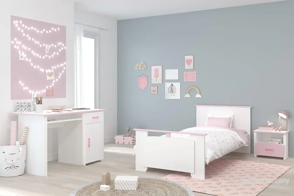Parisot Biotiful 90x200 - Paketpris säng+skrivbord - KAMPANJ
