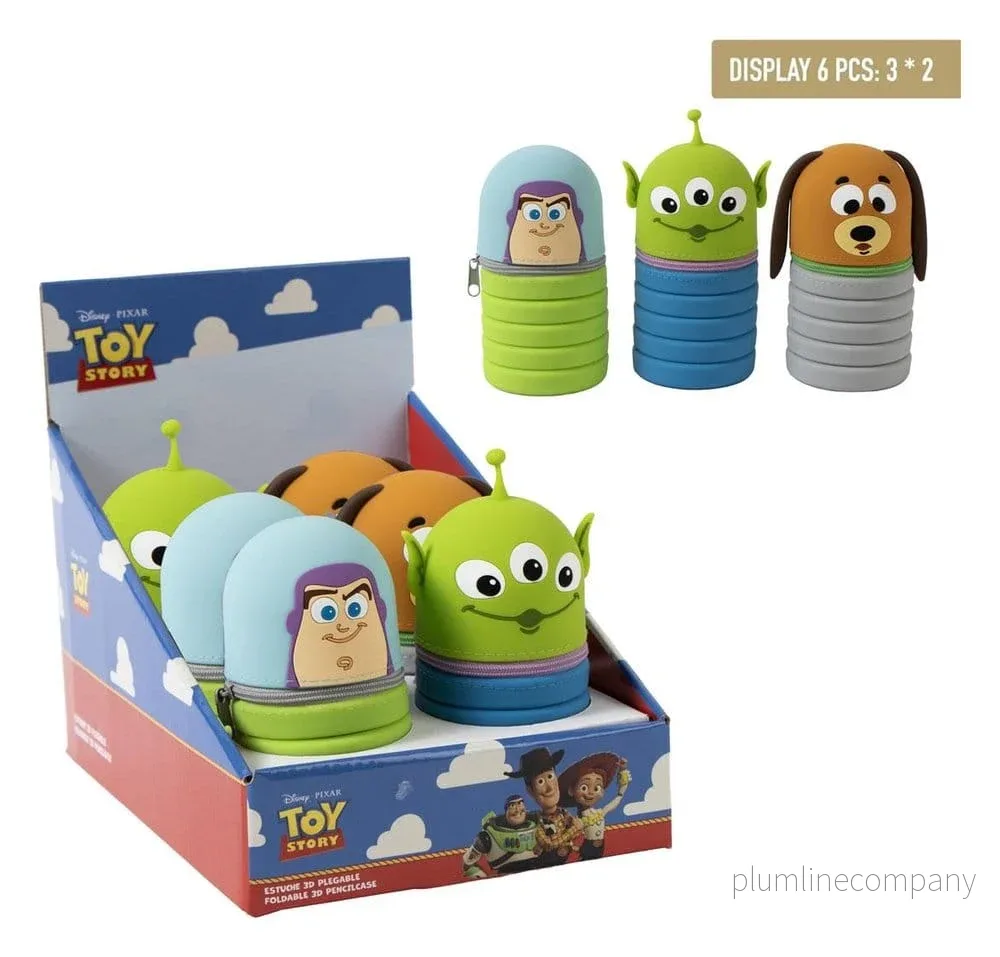Disney Pennfodral i silikon Toy Story display (6 stycken) Disney Pennfodral i silikon Toy Story display (6 stycken)