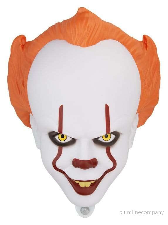 It Pennywise Mask lampa med rörelsesensor 25 cm It Pennywise Mask lampa med rörelsesensor 25 cm