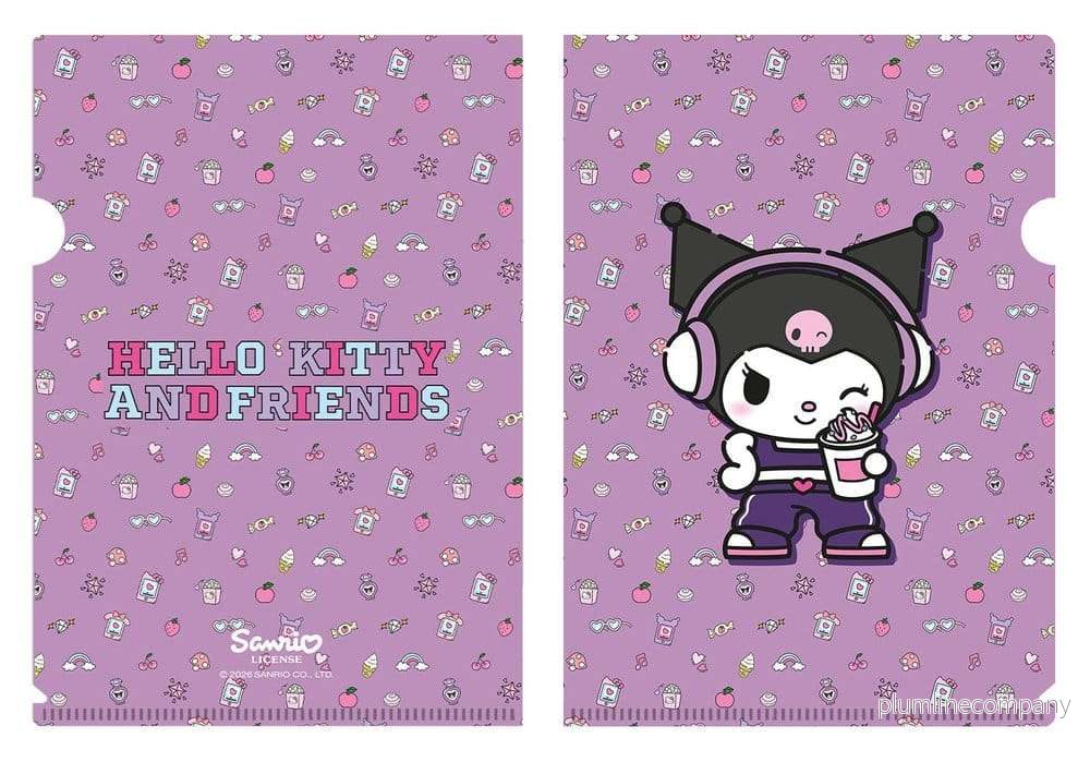 Sanrio A4-mapp Kuromi POP 02 Sanrio A4-mapp Kuromi POP 02