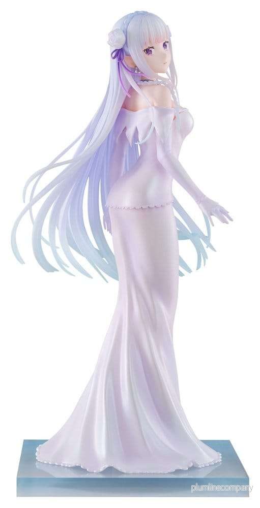 Re:ZERO -Starting Life in Another World- PVC-figur 1/7 Emilia Wedding Dress Ver. 24 cm Re:ZERO -Starting Life in Another World- PVC-figur 1/7 Emilia Wedding Dress Ver. 24 cm