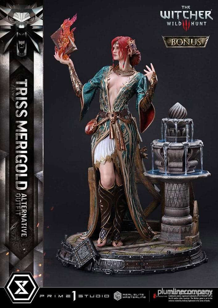 The Witcher 3: Wild Hunt Real Elite Masterline Series Statue 1/4 Triss Merigold Bonus Version 52 cm The Witcher 3: Wild Hunt Real Elite Masterline Series Statue 1/4 Triss Merigold Bonus Version 52 cm