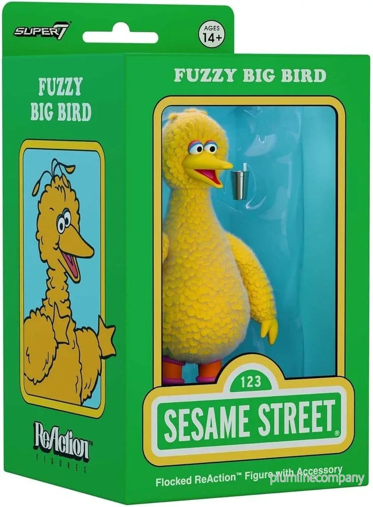 Sesame Street ReAction Actionfigur Stor Fågel (Fluffig) Sesame Street ReAction Actionfigur Stor Fågel (Fluffig)