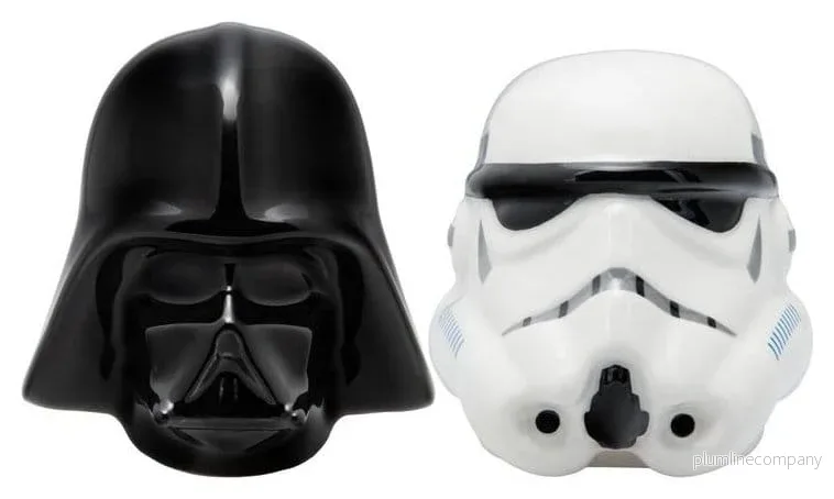 Star Wars Salt- och Pepparkar Darth Vader och Stormtrooper