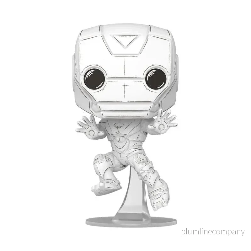 Marvel POP! Figur Sketched - Iron Man 9 cm