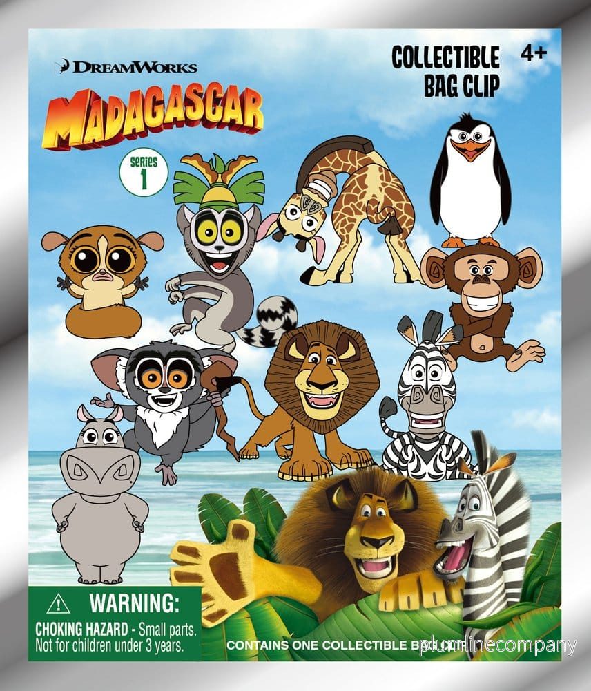 Madagascar 3D Skumväska Clips Serie 1 Display (24) - Bild 3