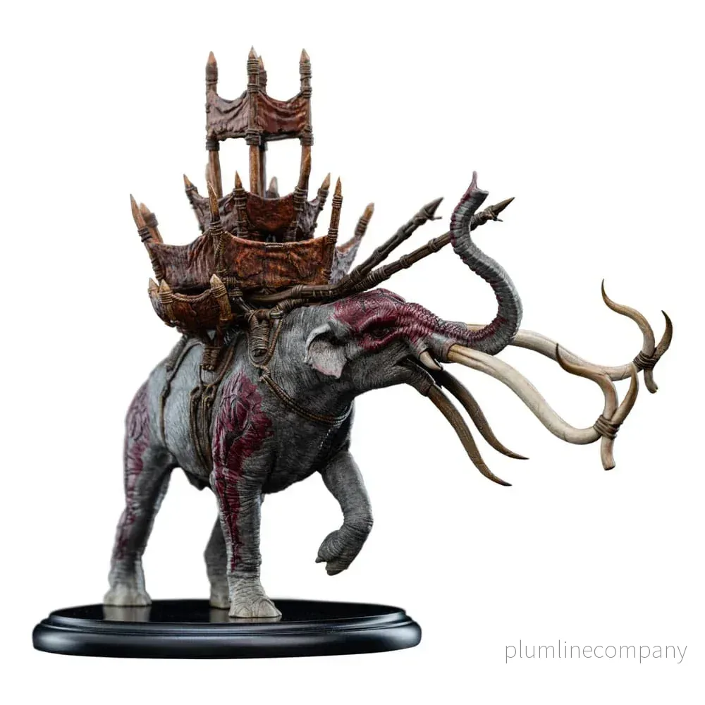 Lord of the Rings Mini Figur Mumak i Strid 17 cm