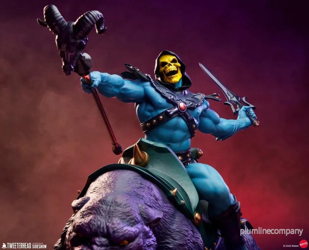 Masters of the Universe 1/4 Figur Skeletor & Panthor 81 cm - Bild 3