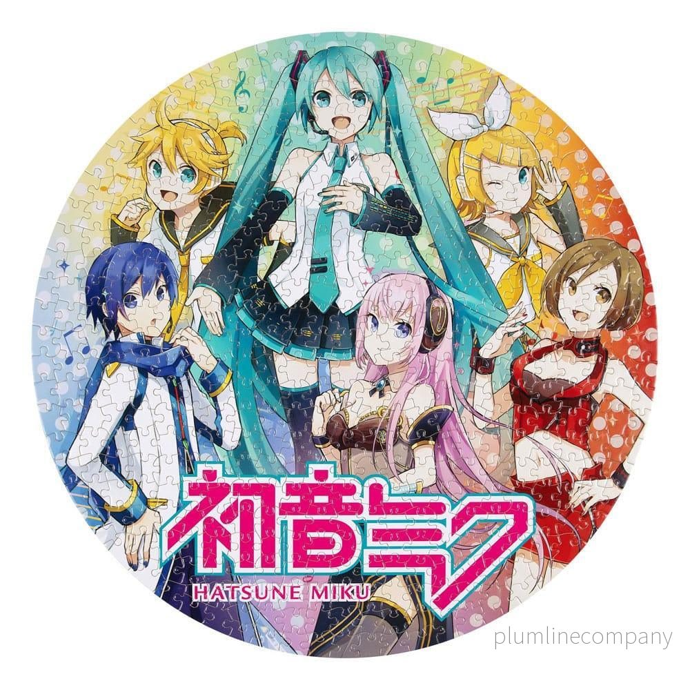 Hatsune Miku Rund Jigsaw Puzzle 500 Bitar Hatsune Miku Rund Jigsaw Puzzle 500 Bitar