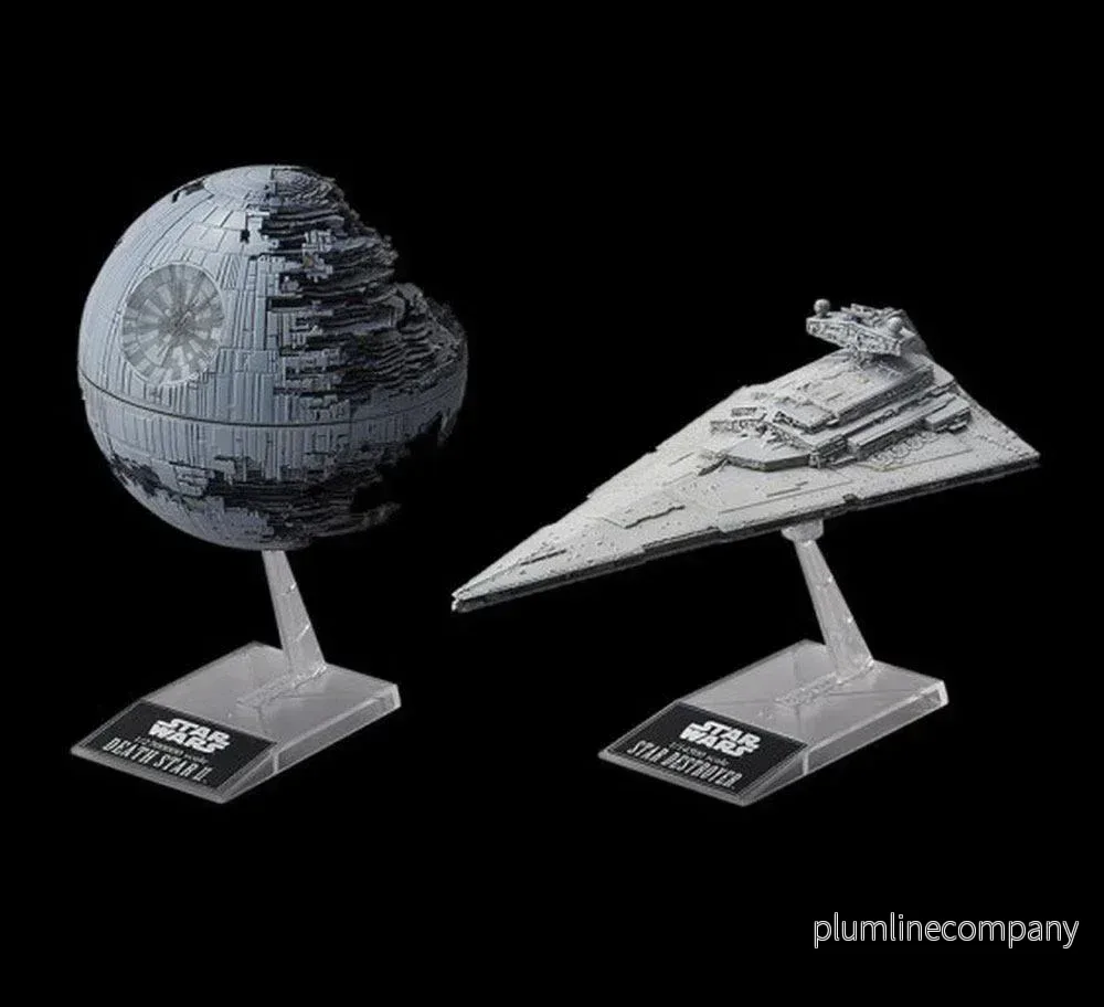 Star Wars Modellsats: Dödsstjärna II & Imperiell Stjärnförstörande Star Wars Modellsats: Dödsstjärna II & Imperiell Stjärnförstörande