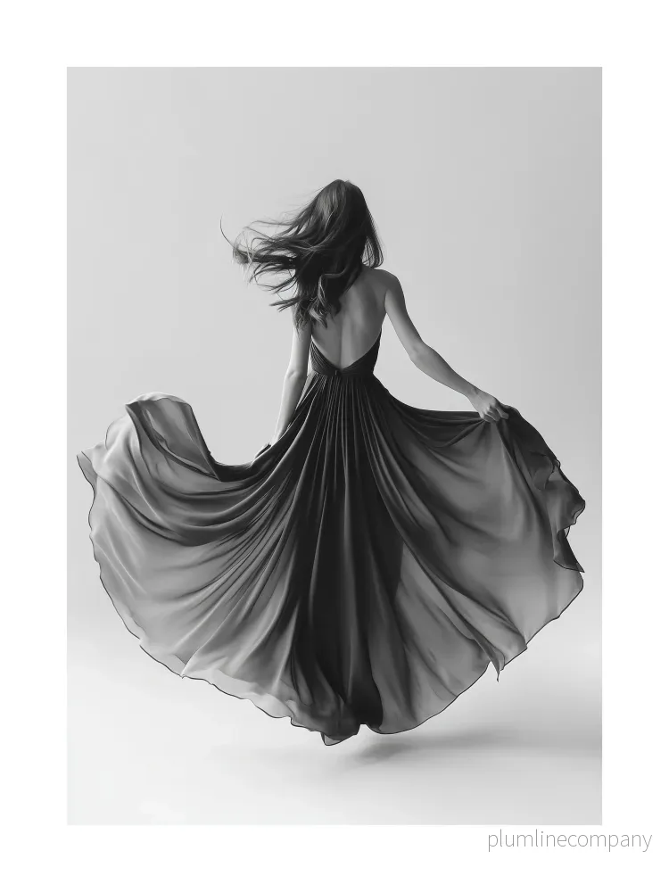 Spinning Elegance Poster