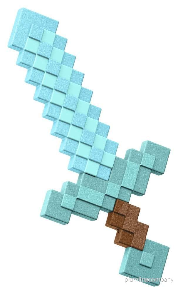 Minecraft Roleplay Replica Diamond Sword 43 cm